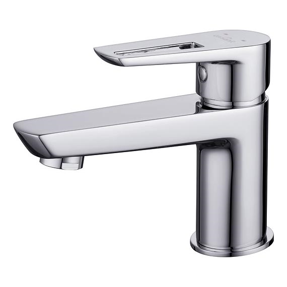Cersanit S951-045 - Slavina za lavabo MILLE 13,4 cm sjajni krom + gornji deo sifona