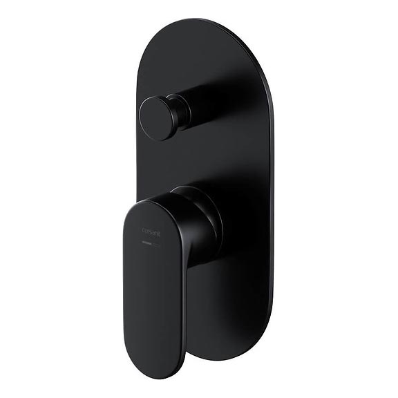 Cersanit S951-322 - Tuš baterija za podžbuknu ugradnju CREA crna