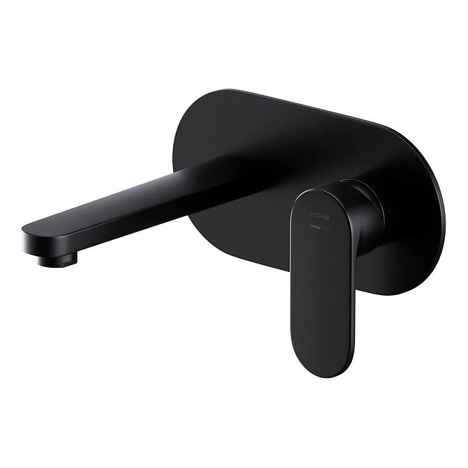 Cersanit S951-333 - Kupaonska baterija za kadu za podžbuknu instalaciju CREA crna