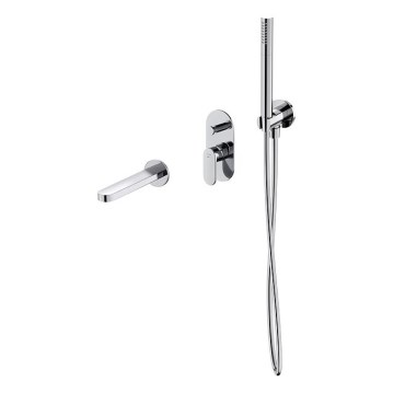 Cersanit S952-035 - Komplet za kadu sa ugradnom baterijom CREA, sjajni hrom