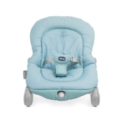 Chicco - Dečija vibrirajuća ležaljka sa melodijom BALLOON Froggy plava