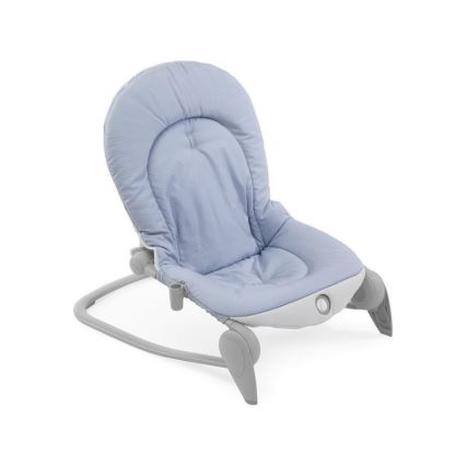 Chicco - Dečija vibrirajuća ležaljka za bebe sa melodijom BALLOON Dots 2xAA + 1xLR20 plava