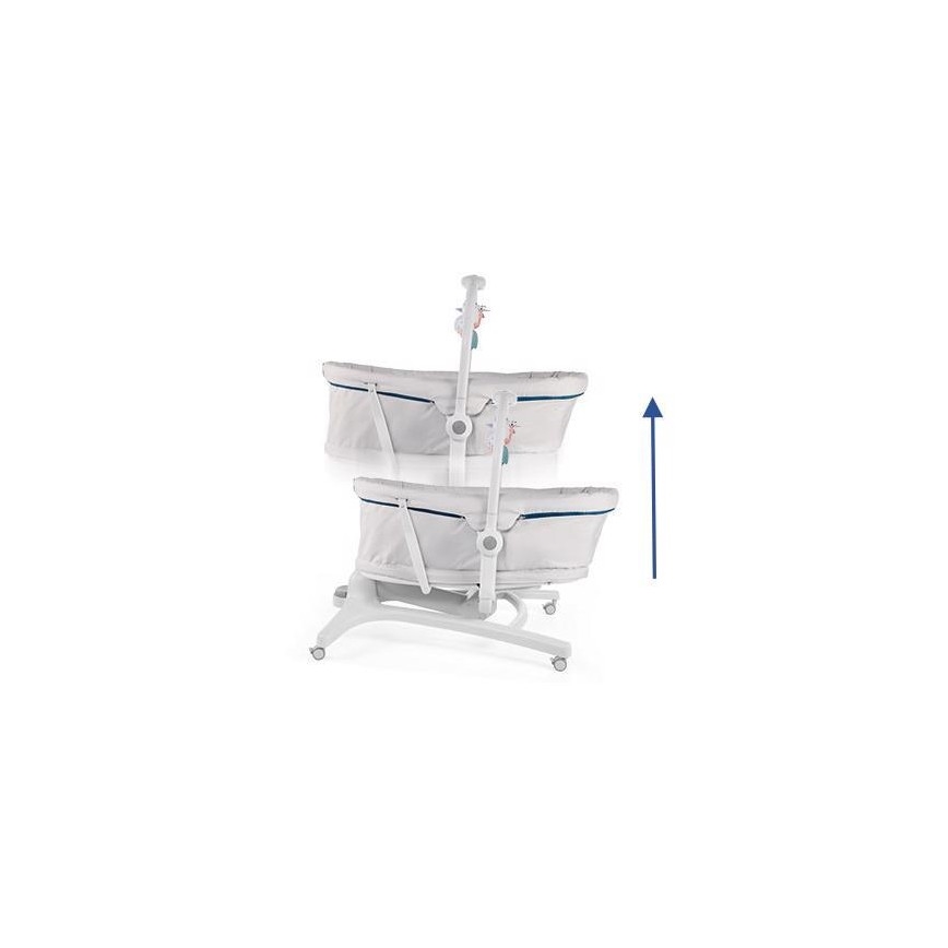 Chicco - Dečiji krevetac 4u1 BABY HUG, bela