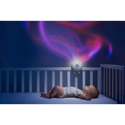 Chicco - Dečiji projektor 2u1 POLAR BEAR 3xAA plava