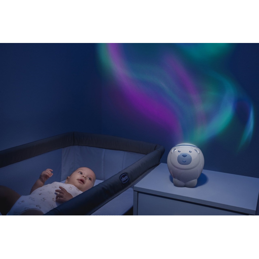 Chicco - Dečiji projektor 2u1 POLAR BEAR plava