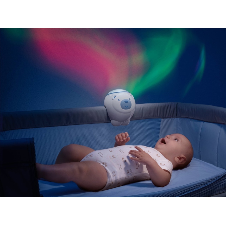 Chicco - Dečiji projektor 2u1 POLAR BEAR plava