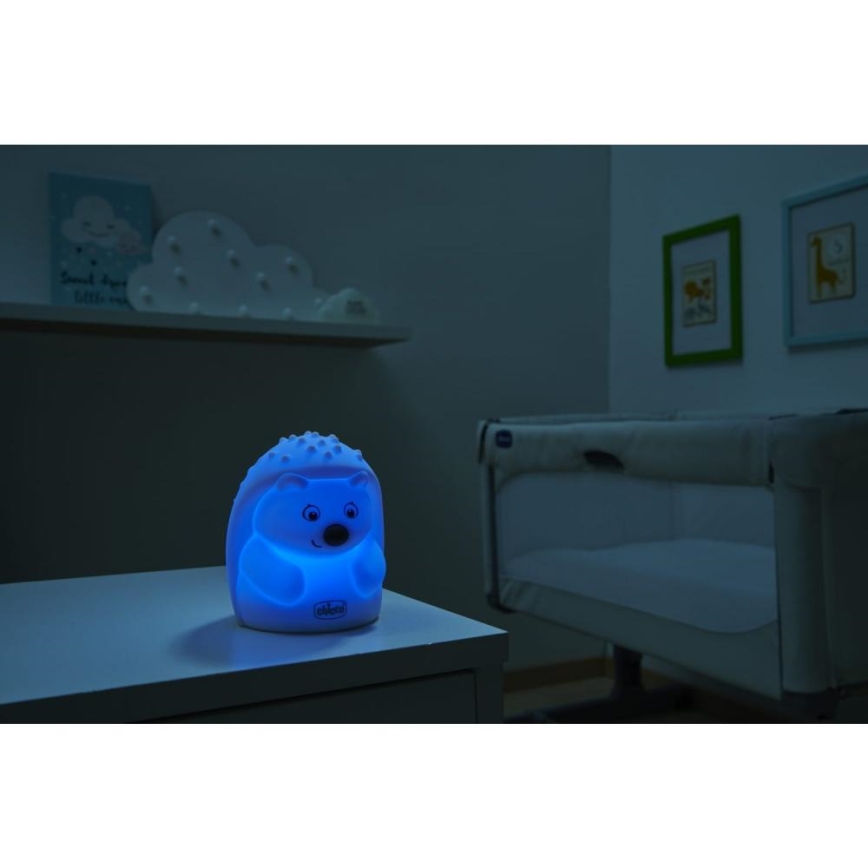 Chicco - Dečja noćna lampica SWEET LIGHTS ježić