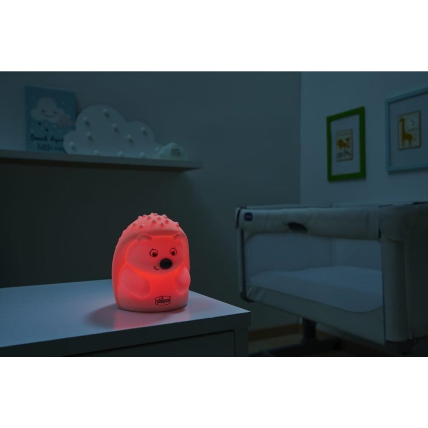 Chicco - Dečja noćna lampica SWEET LIGHTS ježić