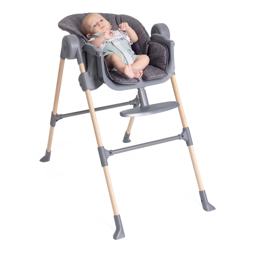 Chicco - Hranilica Polly Essential - sivo