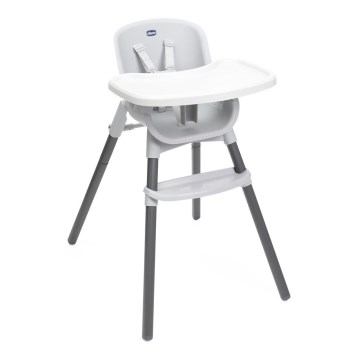 Chicco - Hranilica ZEST 3u1 bela/sivo