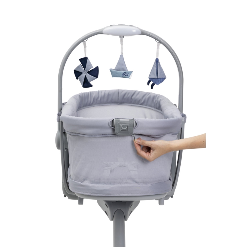 Chicco - Kolevka 5u1 BABY HUG PRO sivo