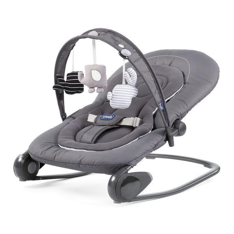 Chicco - Ljuljaška za bebe HOOPLA tamno siva