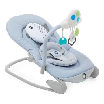 Chicco - Njihalica za bebe sa melodijom BALLOON Dots plava