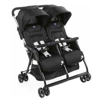 Chicco - Sportska kolica za blizance OHLALA TWIN Black Night crna