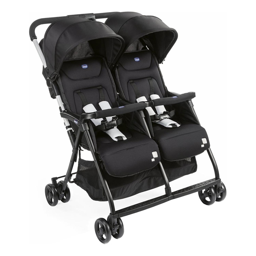Chicco - Sportska kolica za blizance OHLALA TWIN Black Night crno