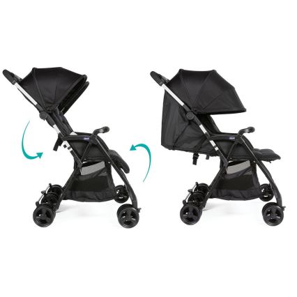 Chicco - Sportska kolica za blizance OHLALA TWIN Black Night crno