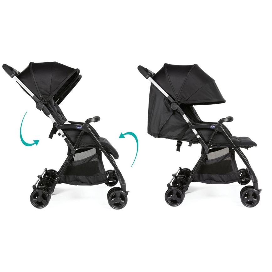 Chicco - Sportska kolica za blizance OHLALA TWIN Black Night crno