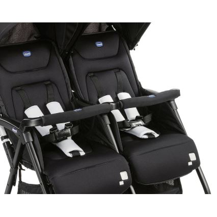 Chicco - Sportska kolica za blizance OHLALA TWIN Black Night crno