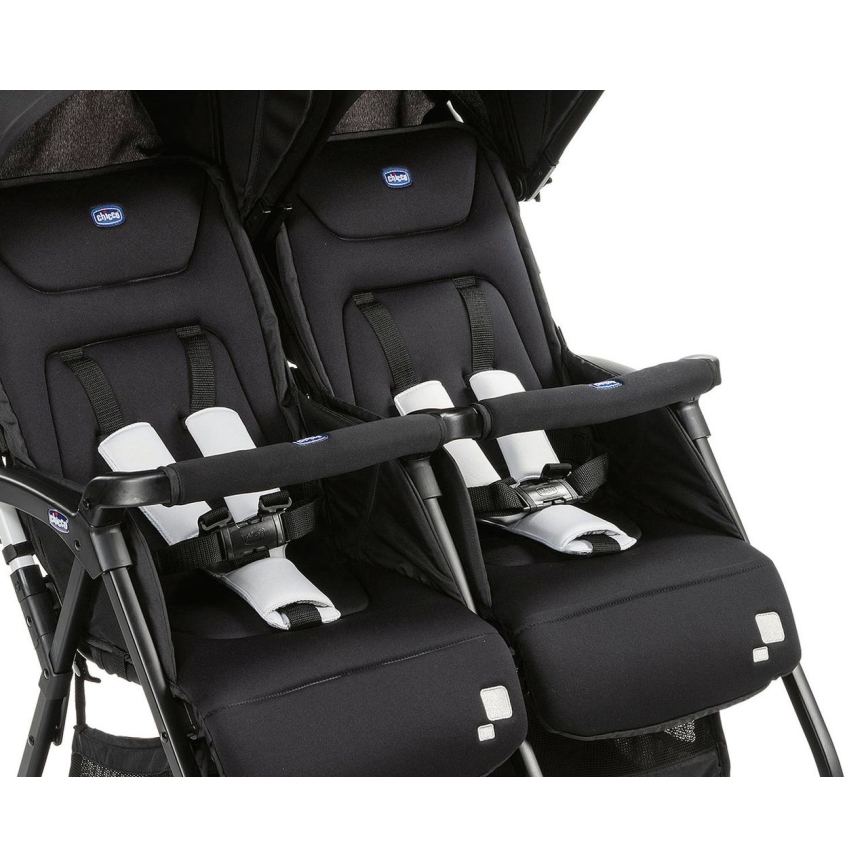 Chicco - Sportska kolica za blizance OHLALA TWIN Black Night crno