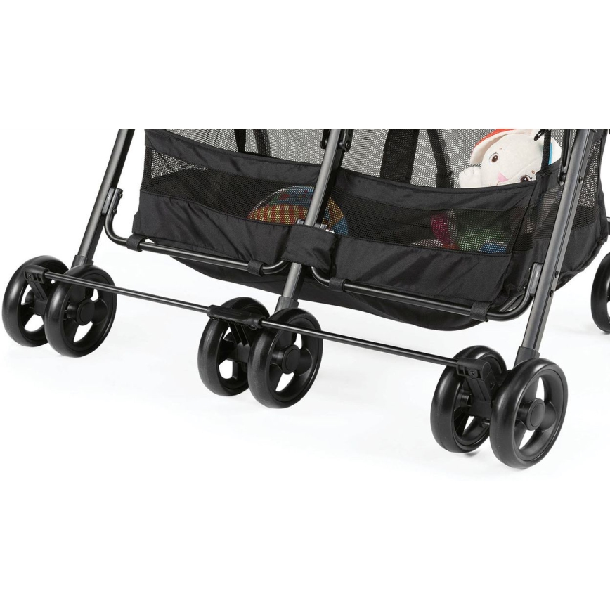 Chicco - Sportska kolica za blizance OHLALA TWIN Black Night crno