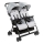 Chicco - Sportska kolica za blizance OHLALA TWIN Silver Cat srebrno