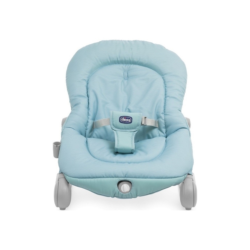 Chicco - Vibrirajuća ležaljka za bebe sa melodijom BALLOON Froggy 2xAA + 1xLR20 plava
