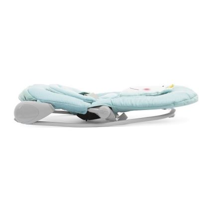 Chicco - Vibrirajuća ležaljka za bebe sa melodijom BALLOON Froggy 2xAA + 1xLR20 plava