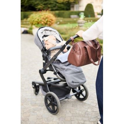 Childhome - Pelenska torba MOMMY CLUB LEATHER braon
