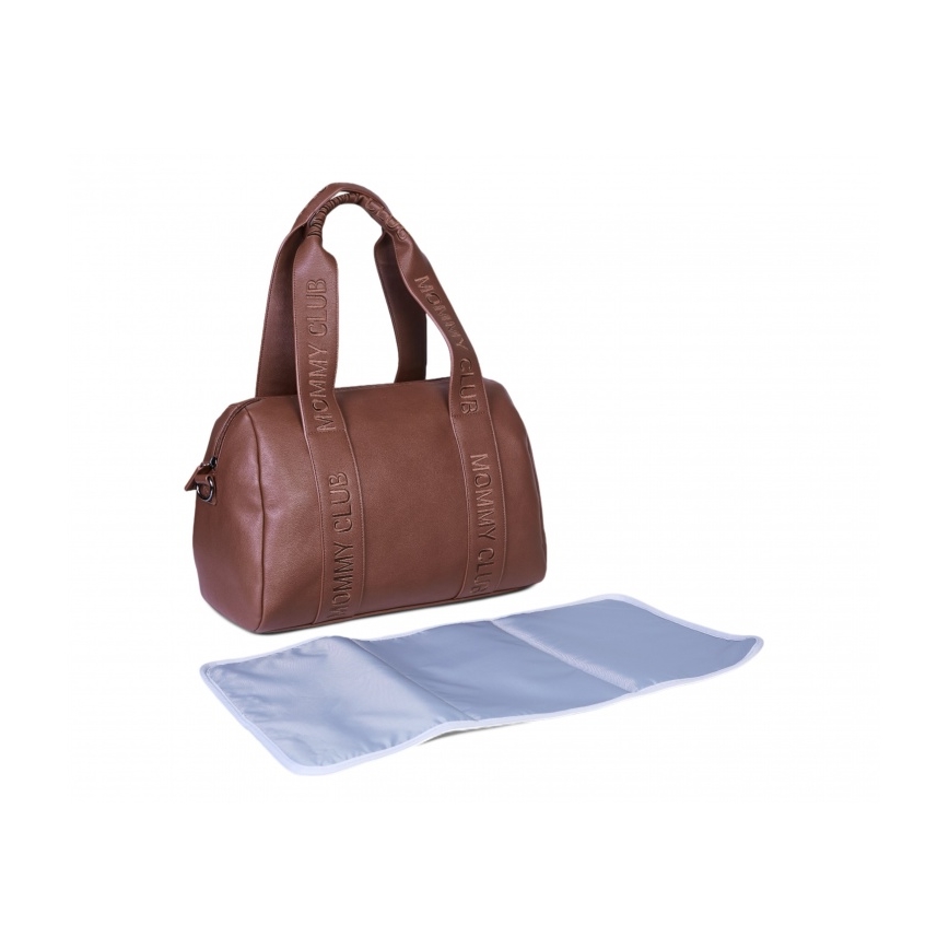 Childhome - Pelenska torba MOMMY CLUB LEATHER braon
