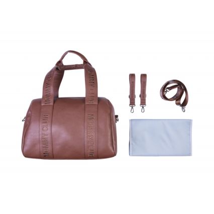 Childhome - Pelenska torba MOMMY CLUB LEATHER braon