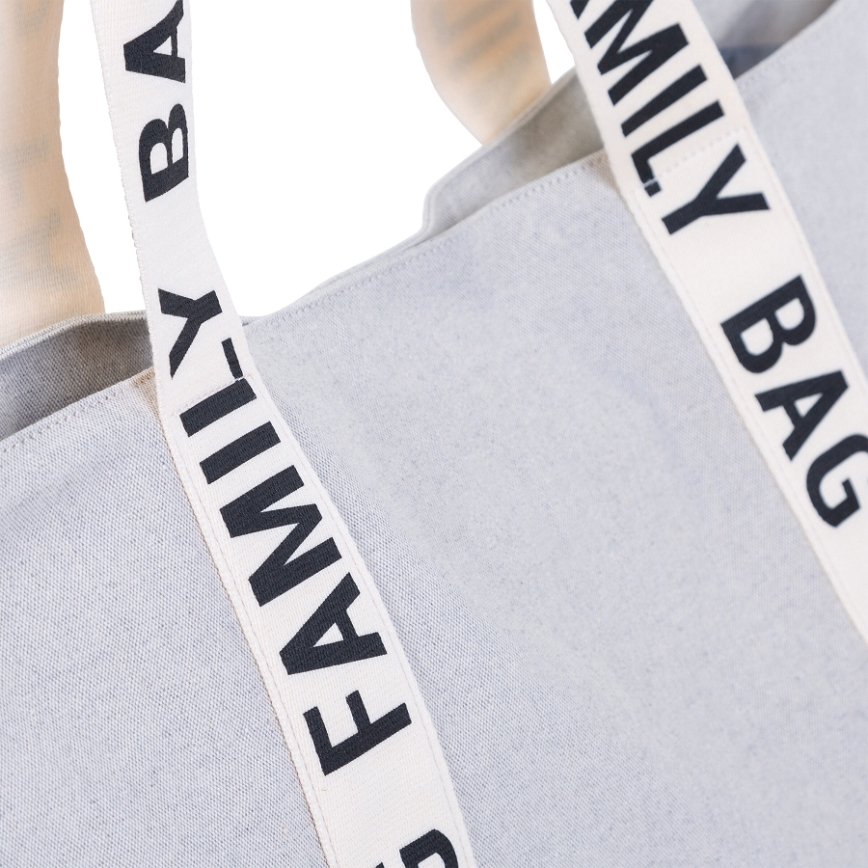 Childhome - Putna torba FAMILY BAG CANVAS bela