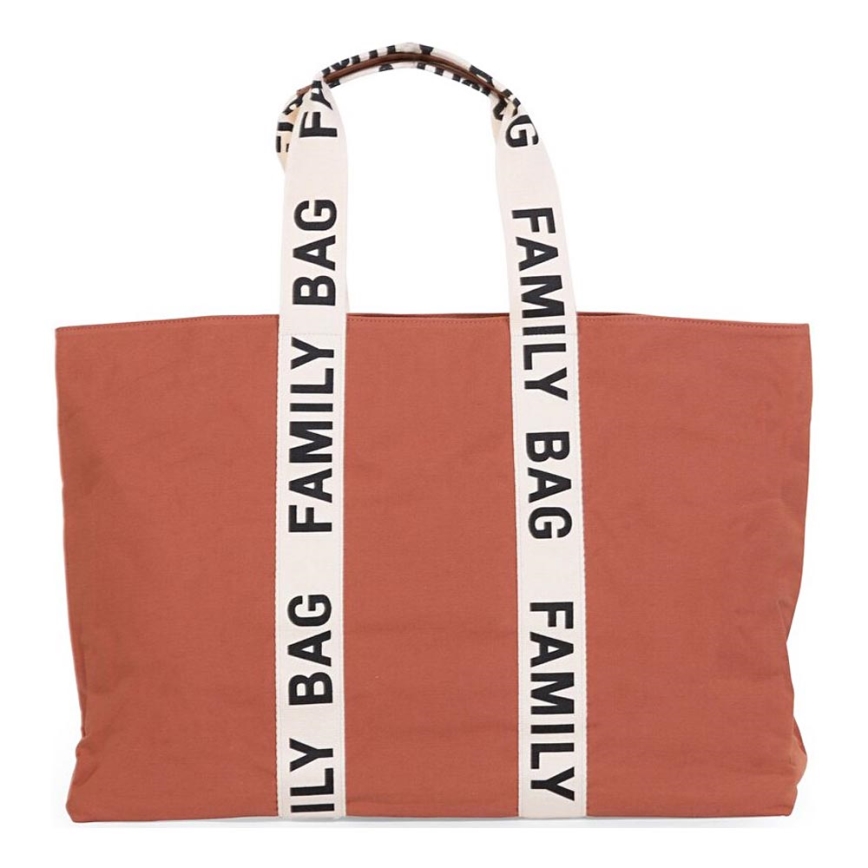 Childhome - Putna torba FAMILY BAG CANVAS narandžasta