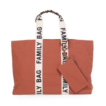 Childhome - Putna torba FAMILY BAG CANVAS narandžasta