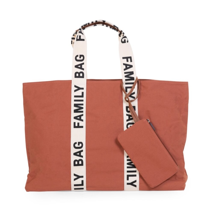 Childhome - Putna torba FAMILY BAG CANVAS narandžasta