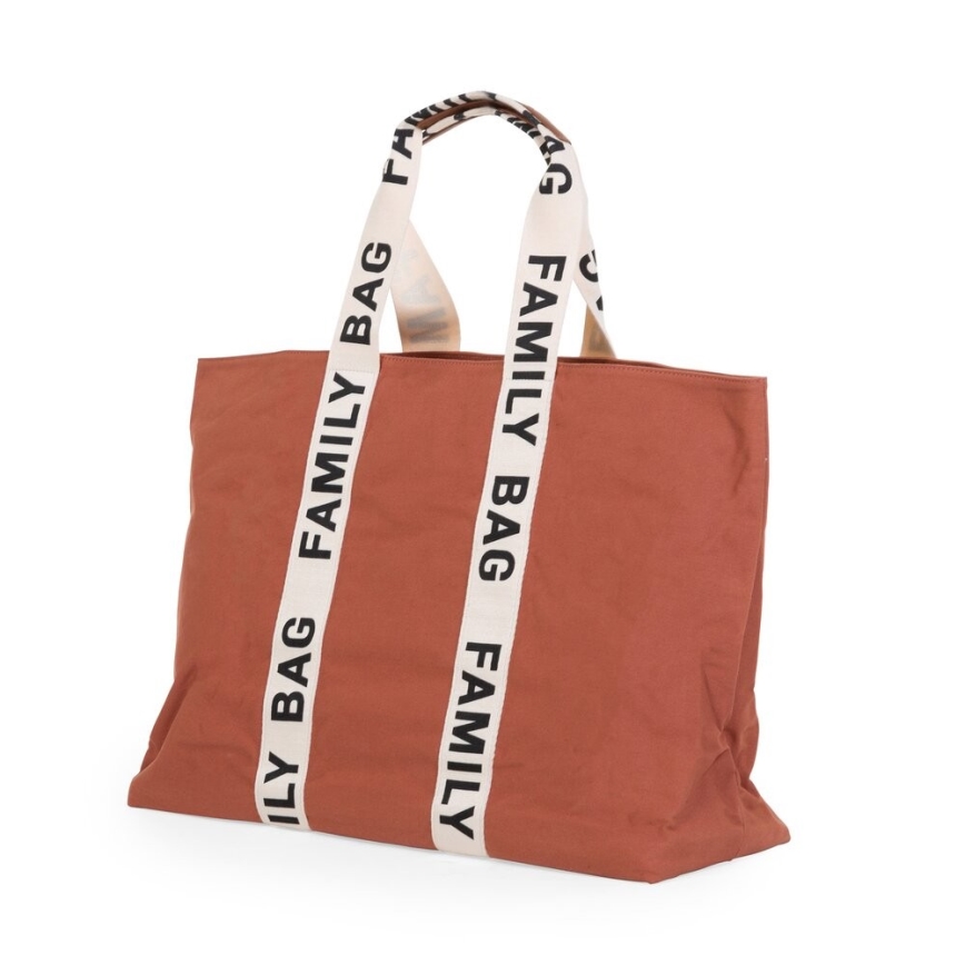 Childhome - Putna torba FAMILY BAG CANVAS narandžasta