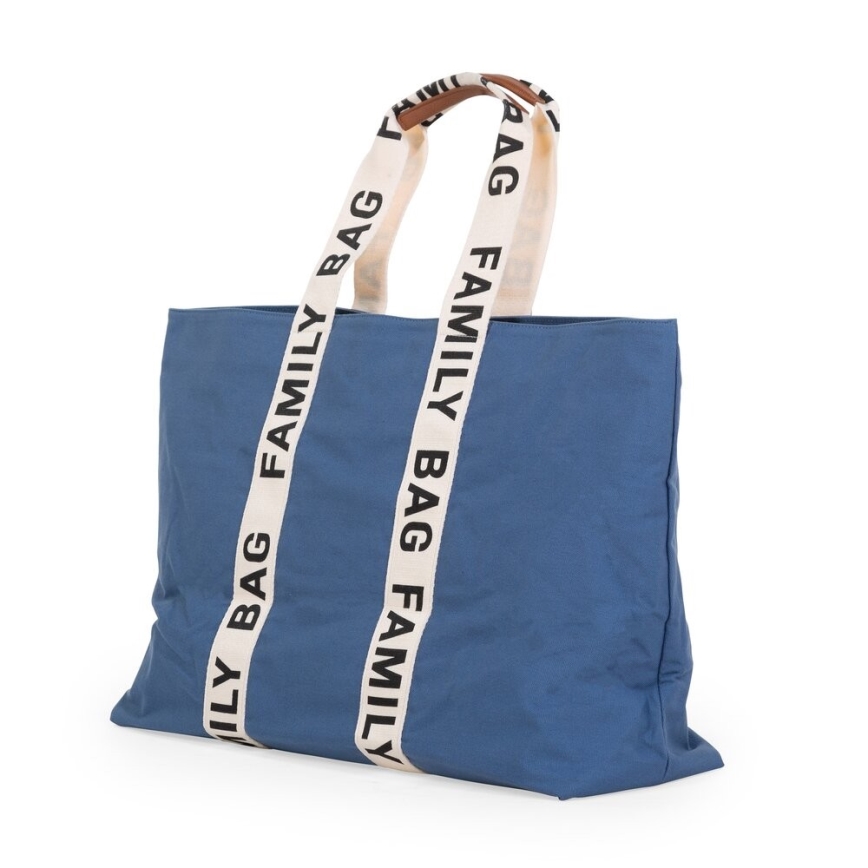 Childhome - Putna torba FAMILY BAG CANVAS plava