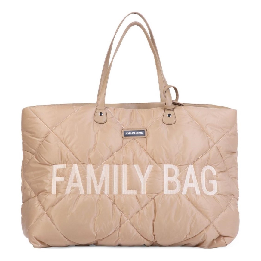 Childhome - Putna torba FAMILY BAG PUFFERED kremasta