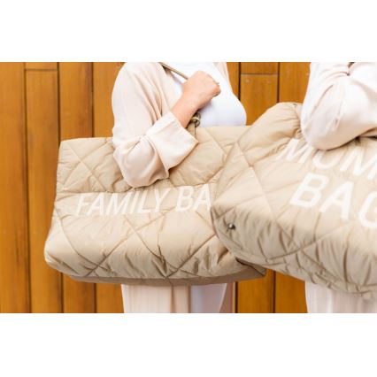 Childhome - Putna torba FAMILY BAG PUFFERED kremasta