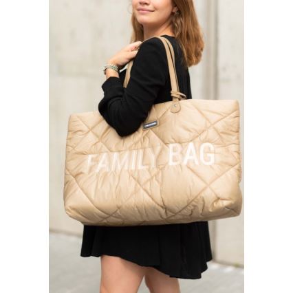Childhome - Putna torba FAMILY BAG PUFFERED kremasta