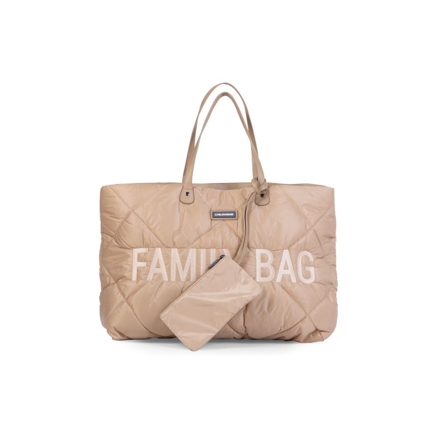 Childhome - Putna torba FAMILY BAG PUFFERED kremasta