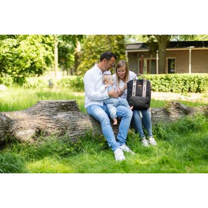 Childhome - Ranac za previjanje FAMILY CLUB crno