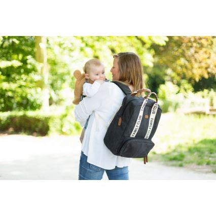 Childhome - Ranac za previjanje FAMILY CLUB crno