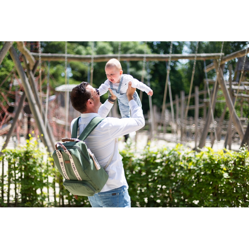 Childhome - Ranac za previjanje FAMILY CLUB zelena