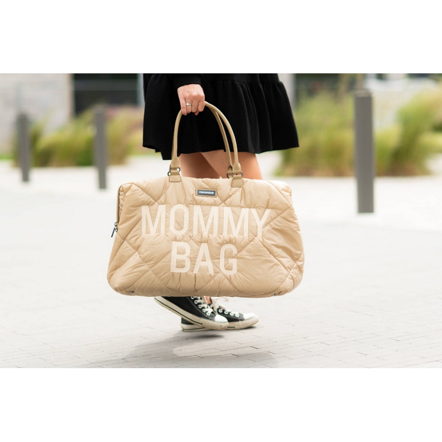 Childhome - Torba za previjanje MOMMY BAG PUFFERED bež