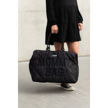 Childhome - Torba za previjanje MOMMY BAG PUFFERED crno