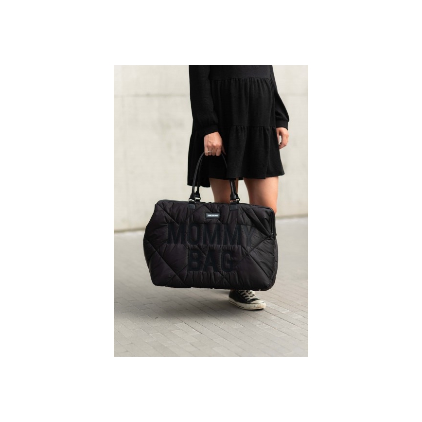 Childhome - Torba za previjanje MOMMY BAG PUFFERED crno