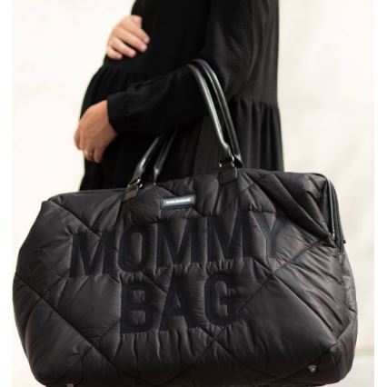 Childhome - Torba za previjanje MOMMY BAG PUFFERED crno