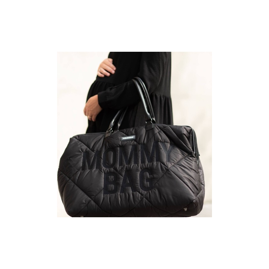 Childhome - Torba za previjanje MOMMY BAG PUFFERED crno