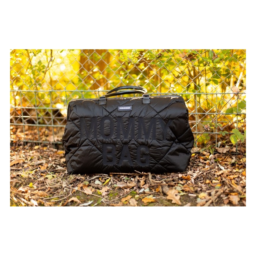 Childhome - Torba za previjanje MOMMY BAG PUFFERED crno