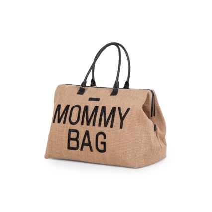 Childhome - Torba za previjanje MOMMY BAG RAFFIA LOOK bež